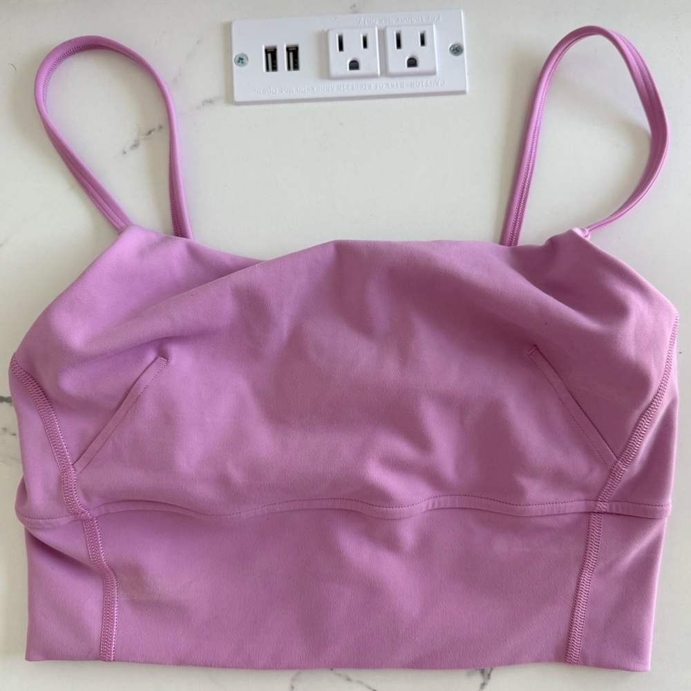 Lululemon Wunder Train Strappy Tank Top Built in Bra